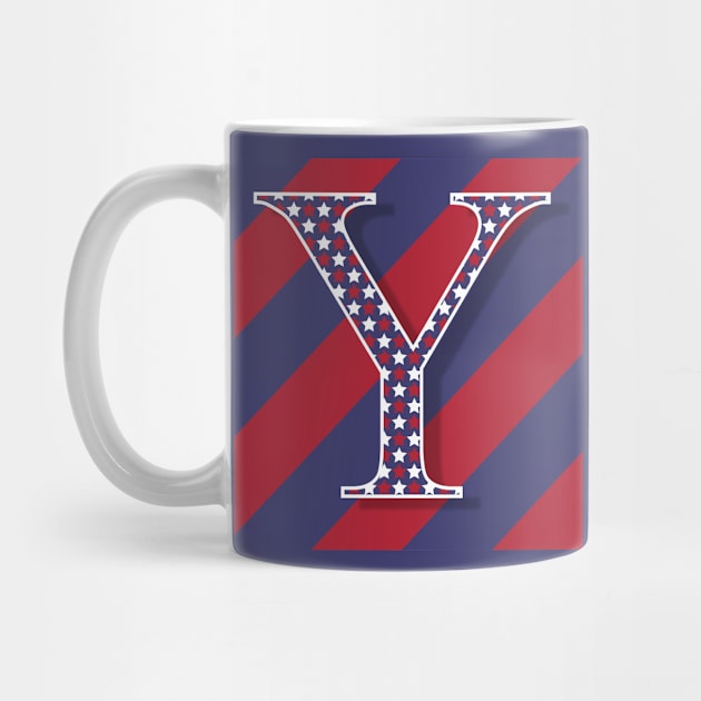 Old Glory Letter Y by ArtticArlo